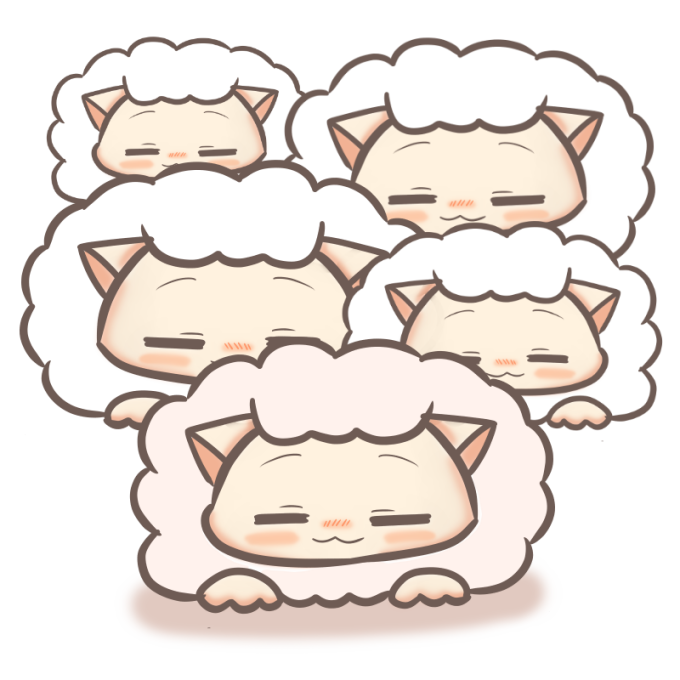 萌え羊の描き方